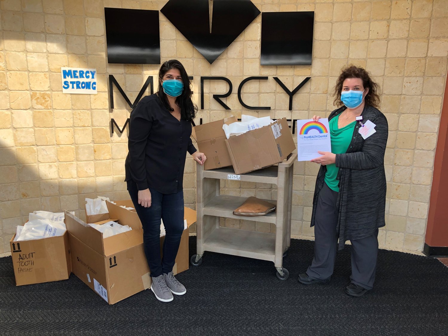Mercy Medical Center receives dental care packages Herald Community